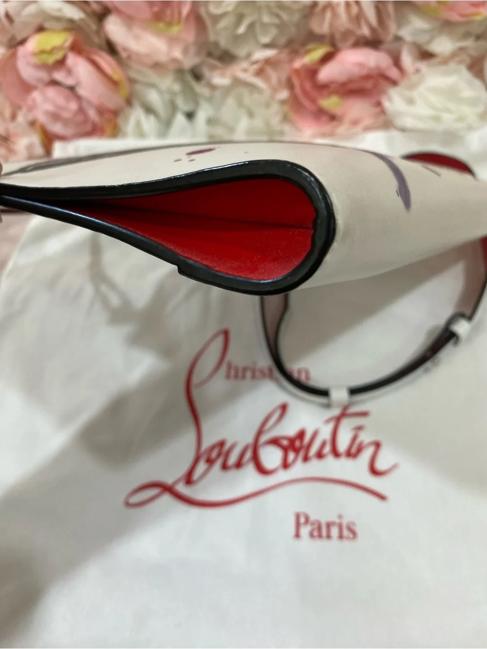 Christian Louboutin Paris Love Skypouch Crossbody